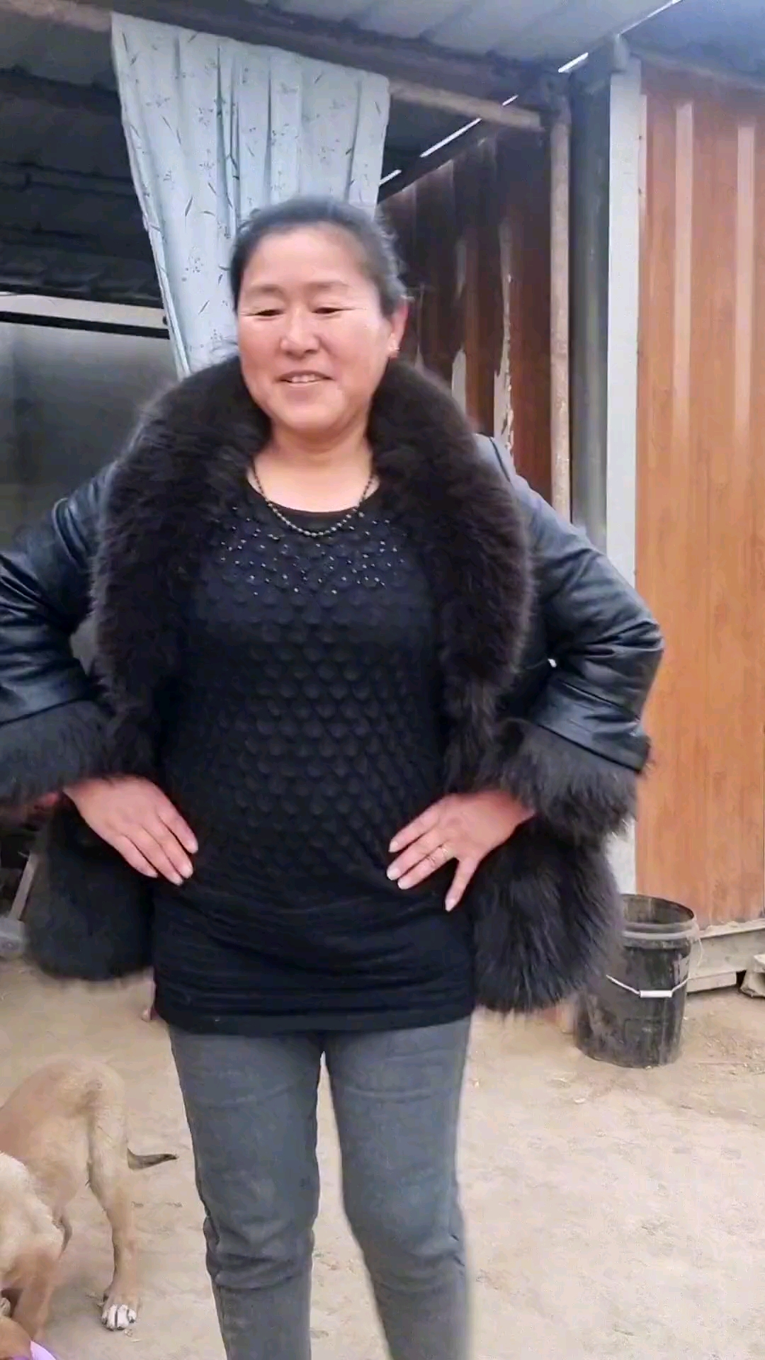 大衣哥老婆#大衣嫂跳起来