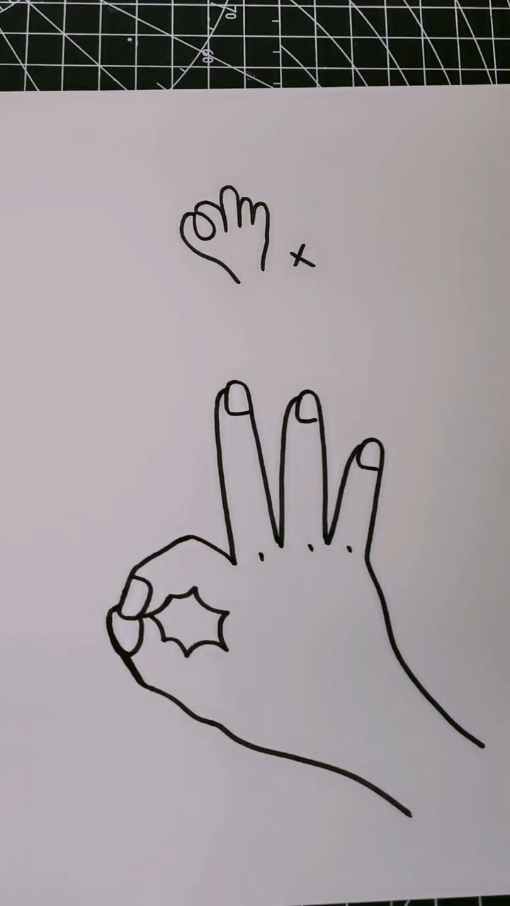 画画原来如此简单#学画ok简笔画-度小视