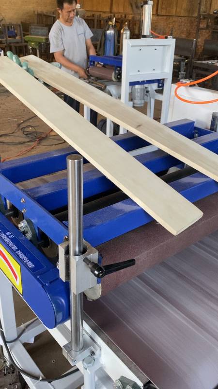 木木工机械设备#木工600宽平面砂光机一次打磨多快木料打磨木料光滑