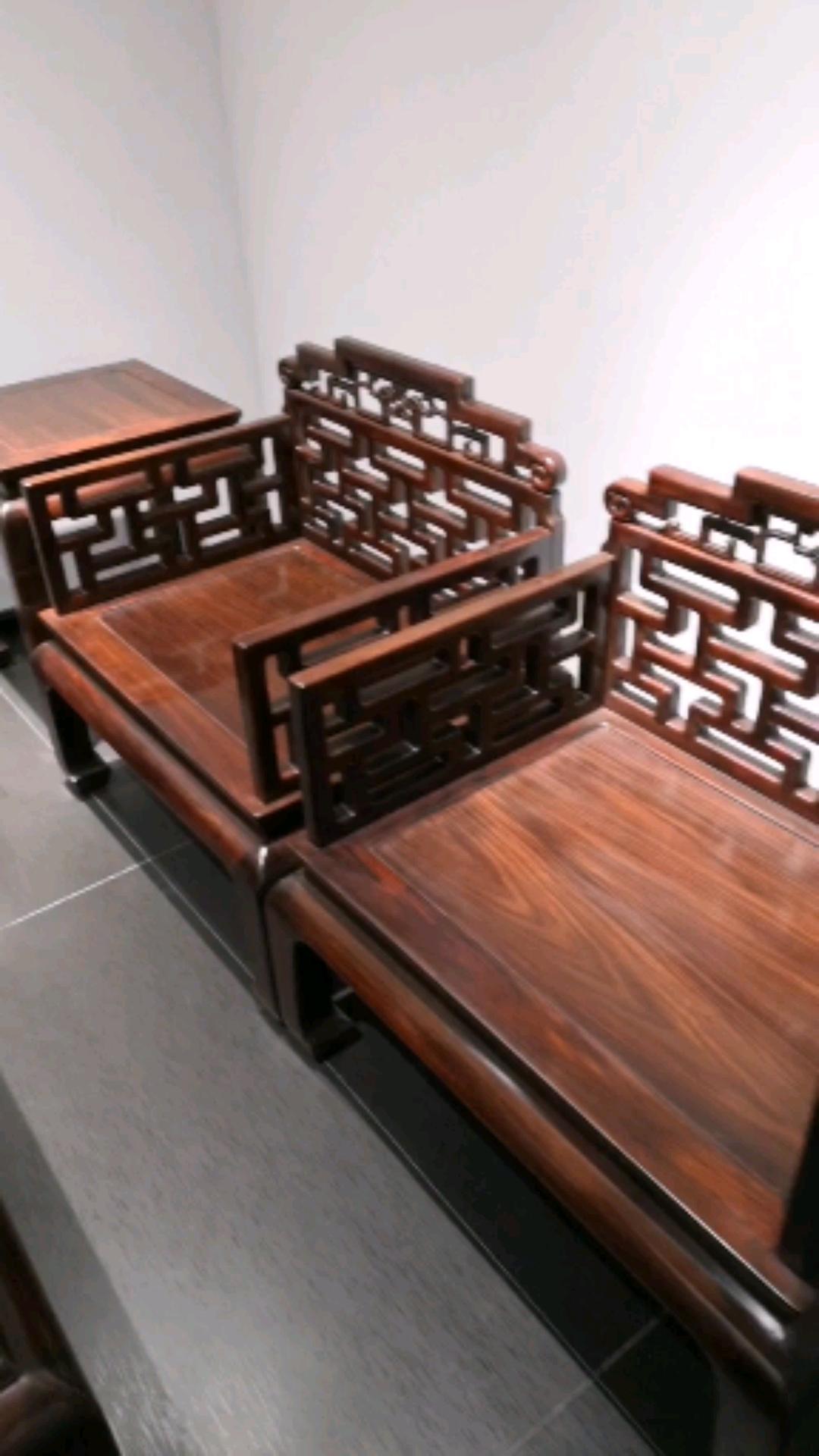 好物推荐#大红酸枝曲尺沙发