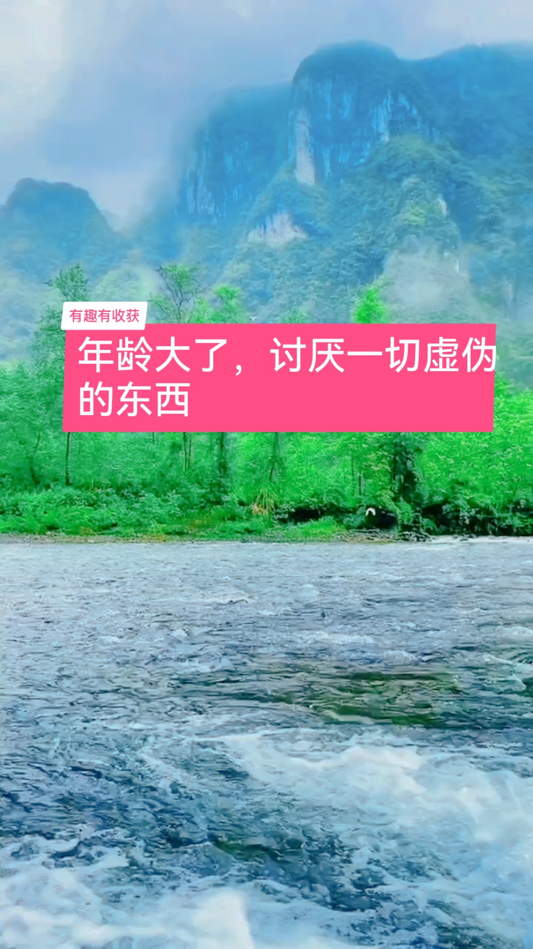 情感语录#年龄大了,讨厌一切虚伪的东西!-度小视