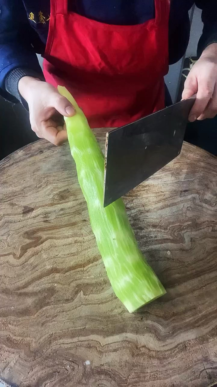 莴笋三种切法