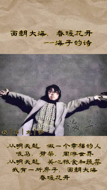 从明天起,做一个幸福的人喂马,劈柴,周游世界-度小视
