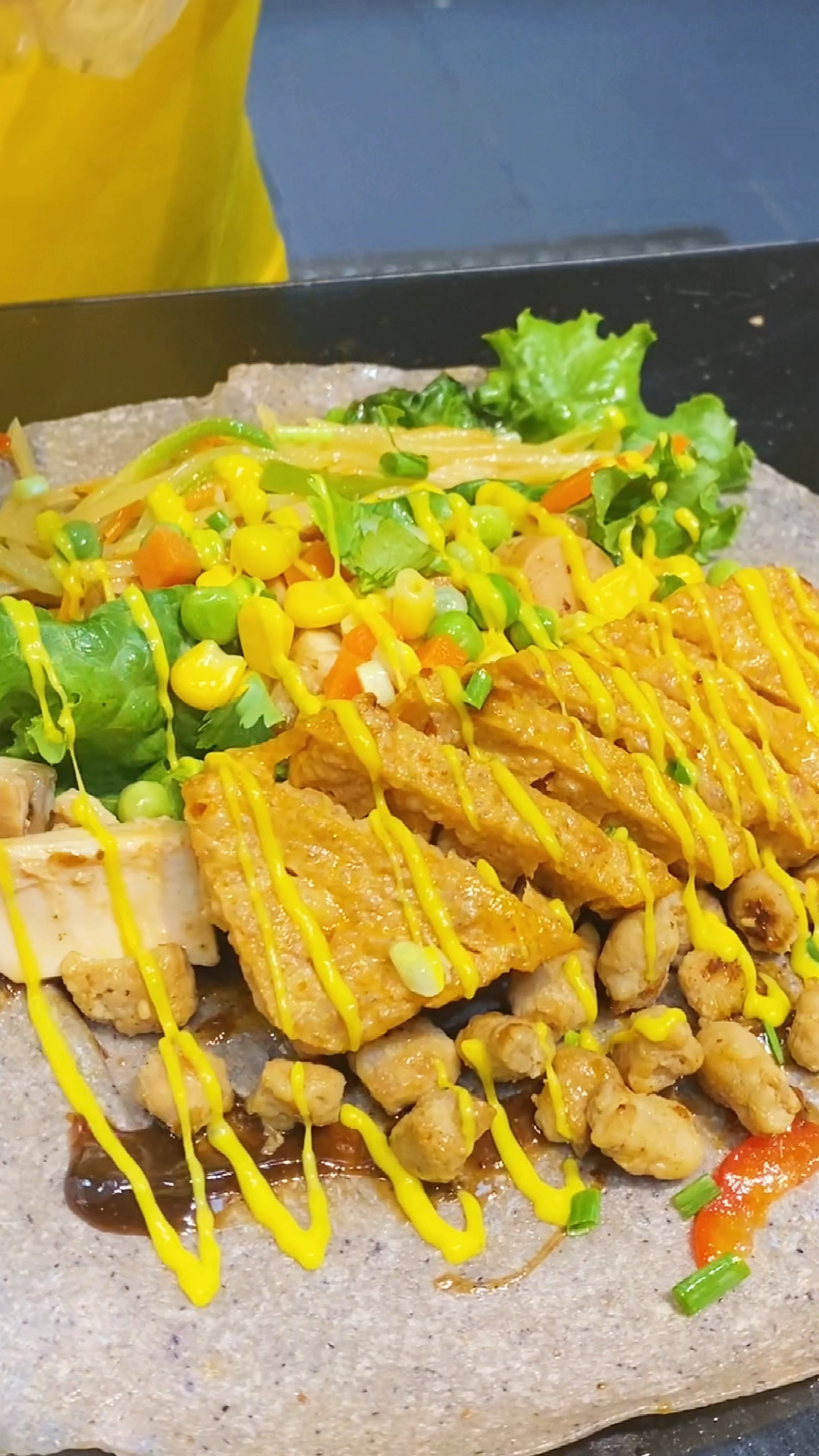 新派蜂蜜芥末卷饼