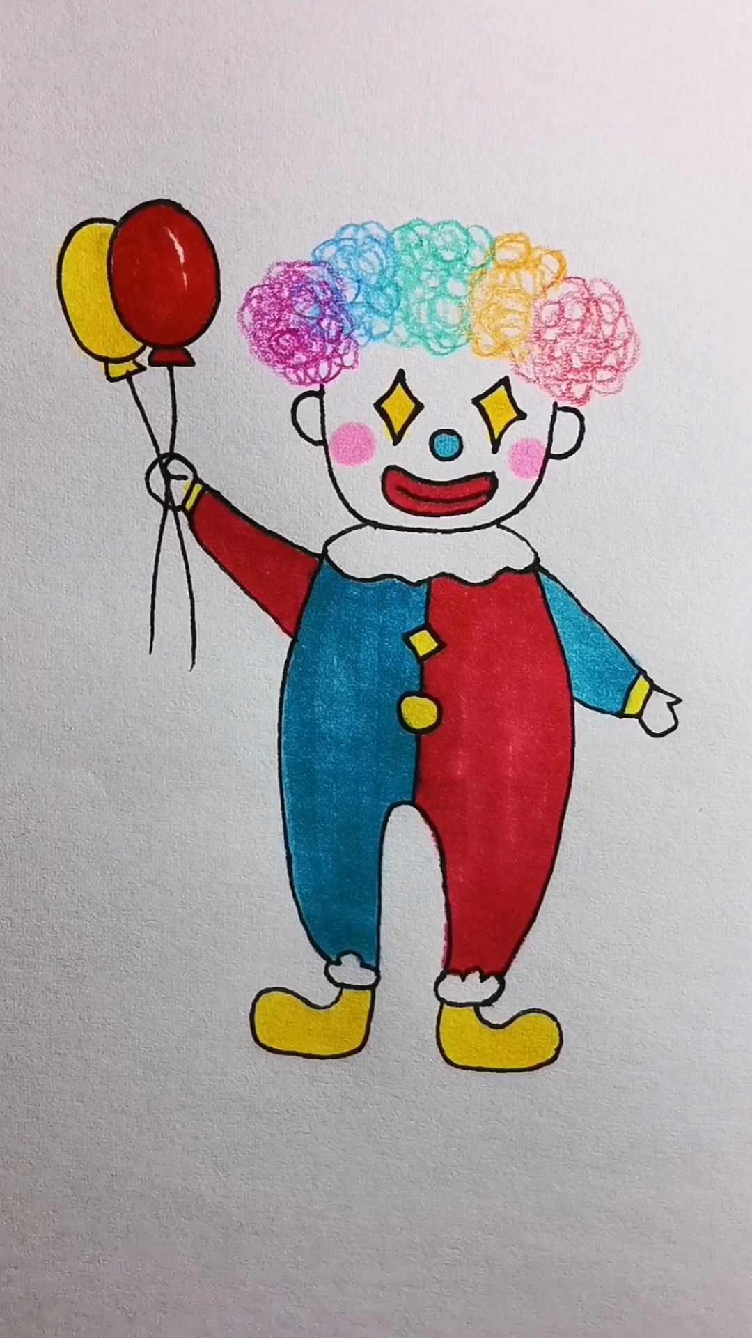 轻知识计划#画可爱的小丑.