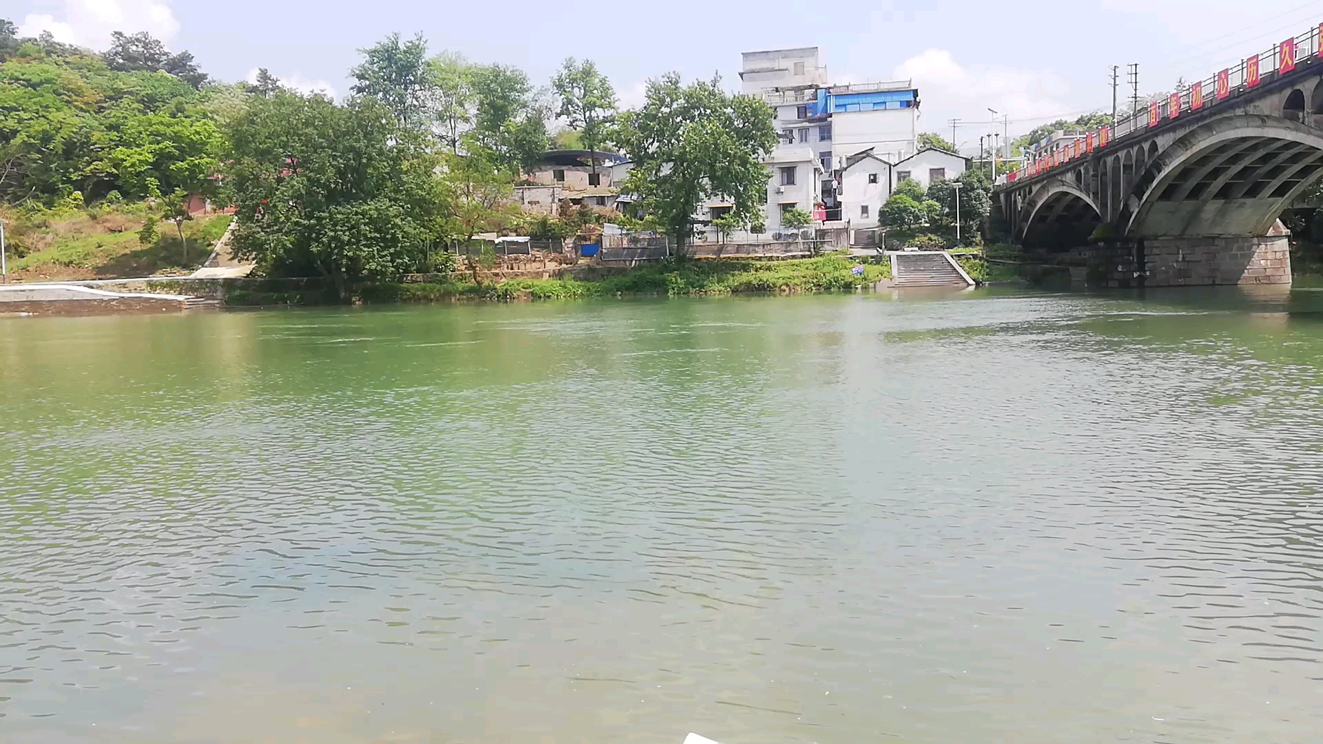 界首渡口#红军长征经过的广西界首渡口风光欣赏