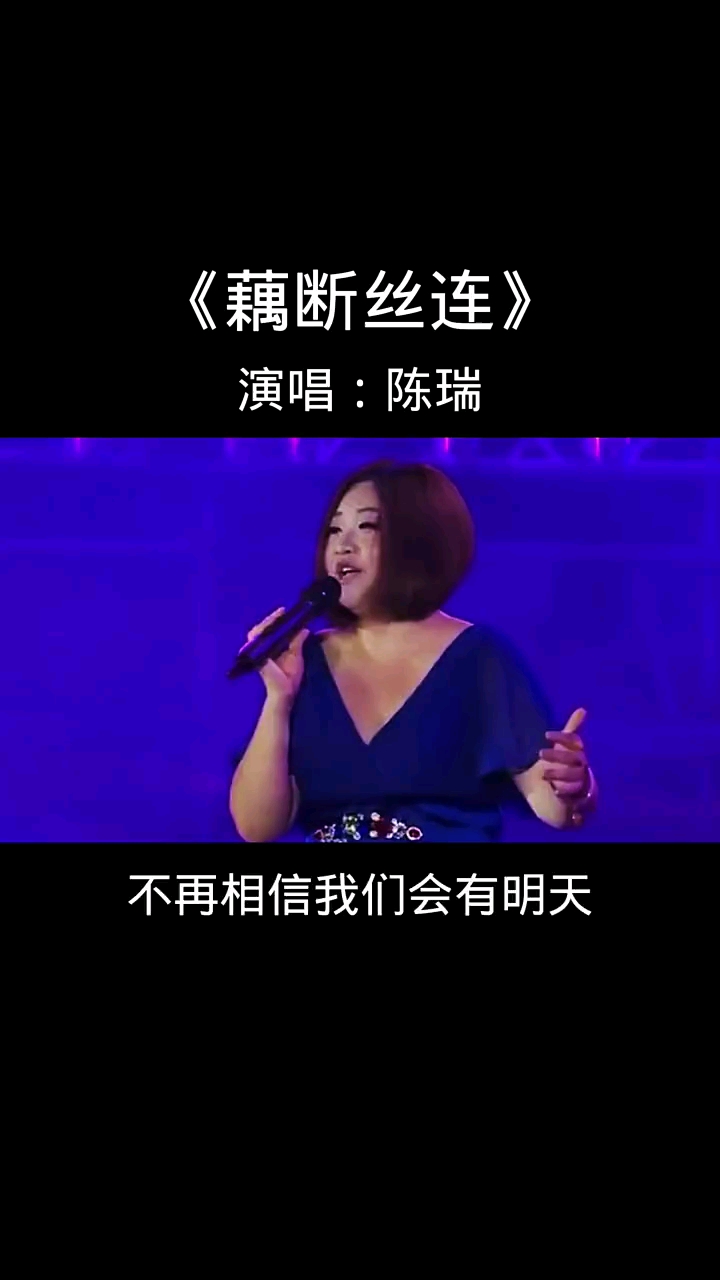 陈瑞的藕断丝连演唱会现场