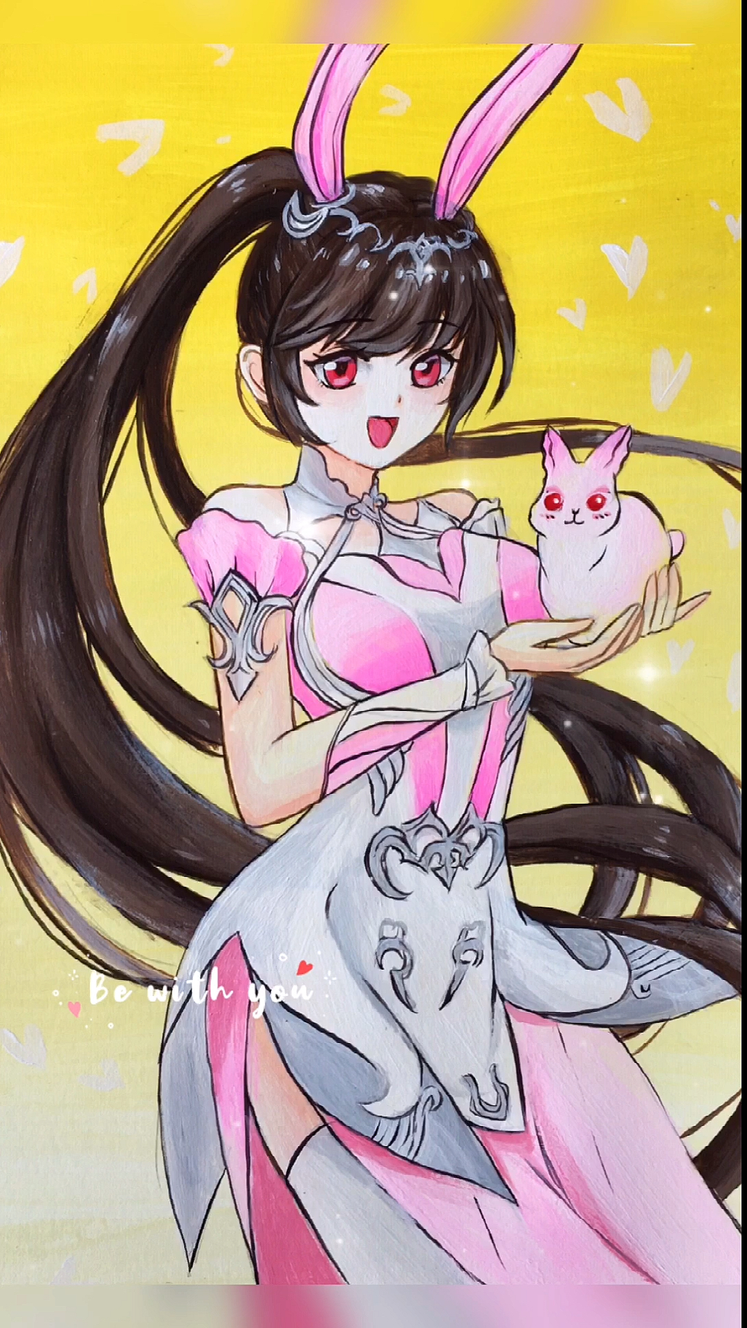 斗罗大陆好可爱的小舞兔就连我一个女的都爱上她