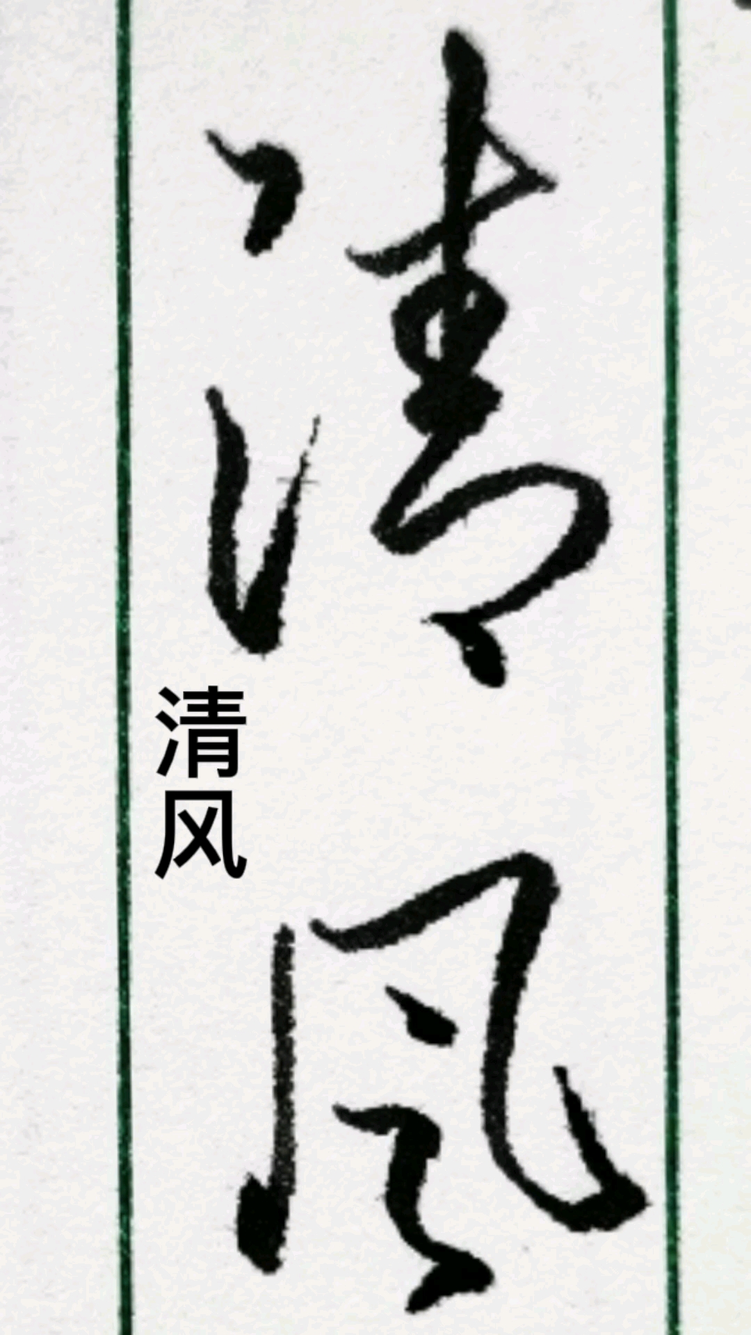 一起写草书#一身正气敢碰硬,两袖清风不染尘.