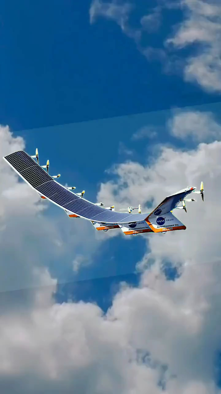 厉害了我的国#我国自主研制的太阳能无人机,可永不着陆,永久续航.