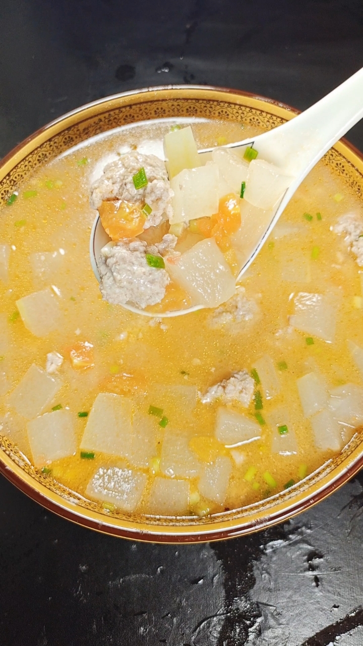 冬瓜肉丸汤#冬瓜肉丸汤做法!进来学会