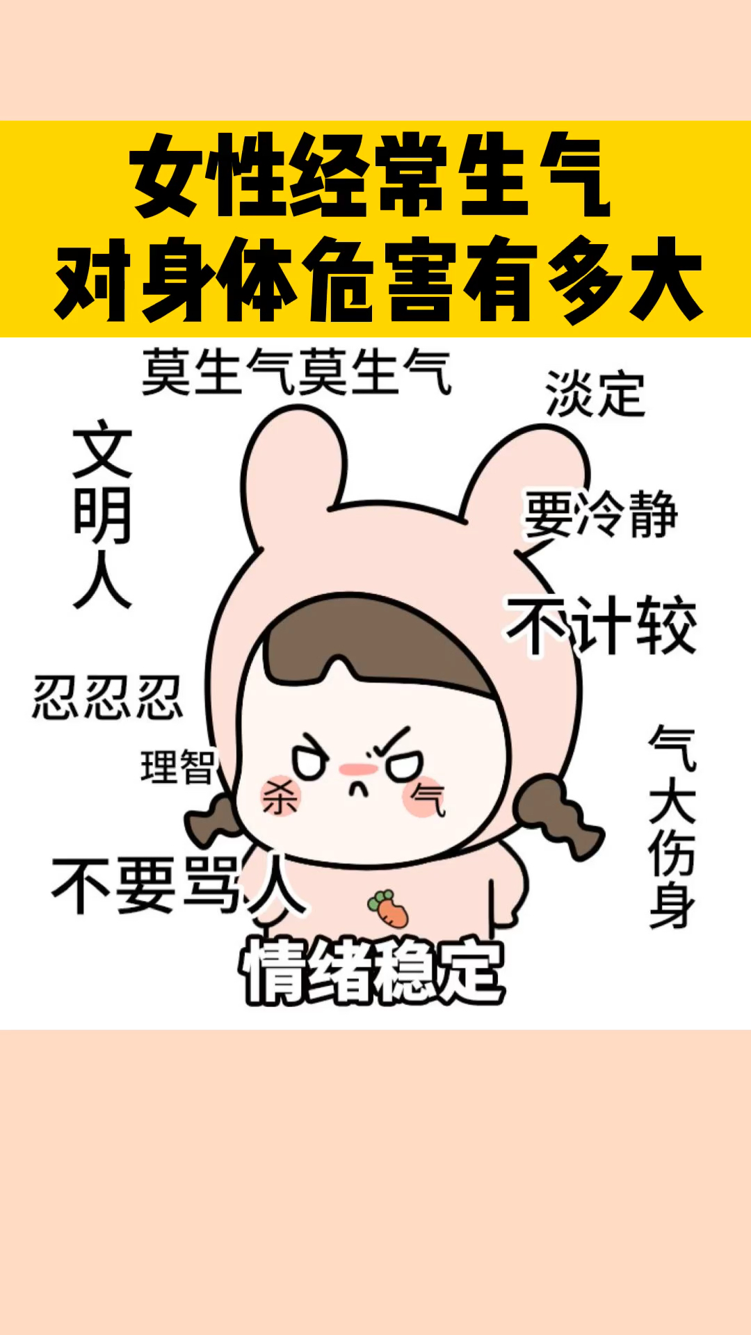 千万别惹我生气#生气对女性的伤害有多大,你知道吗?-度小视