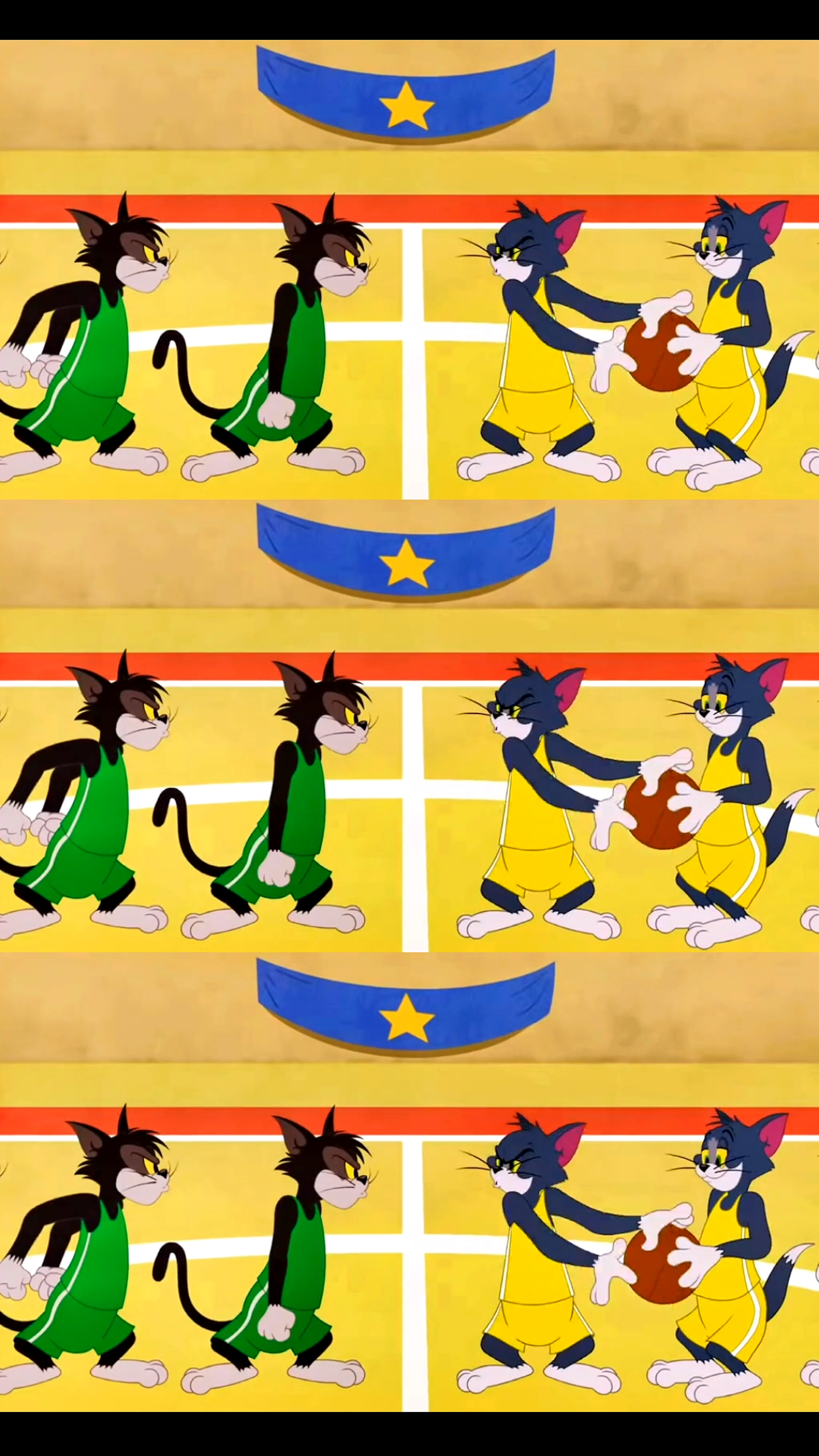 动漫#汤姆与布奇打篮球