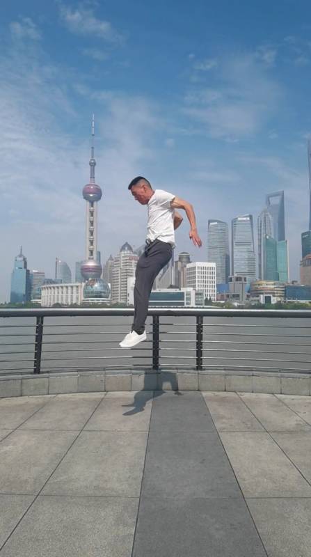 中华武术#梯云纵绝对踩到了空气-全民小视频