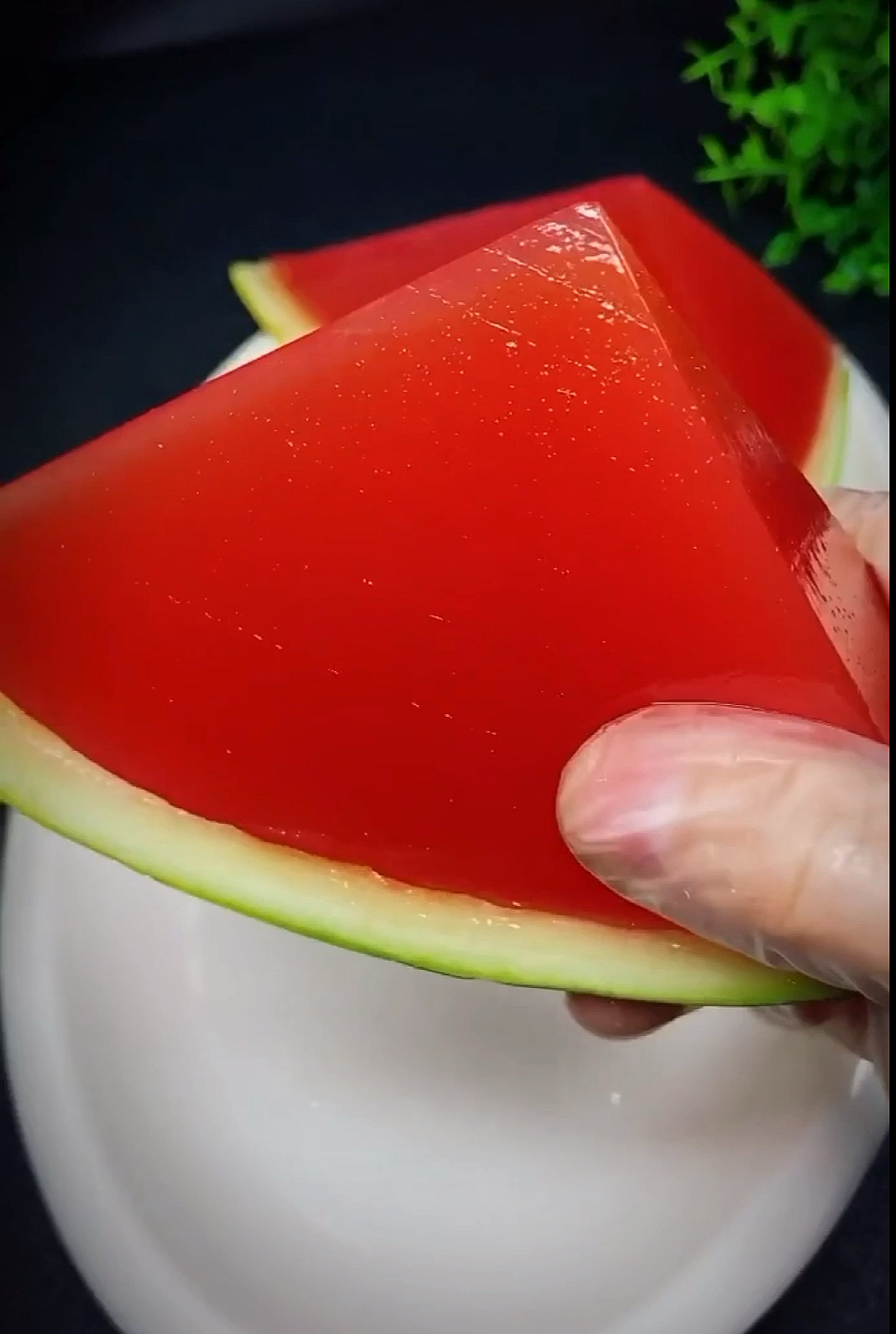 夏食记#简单易做的西瓜果冻,清爽一夏天.