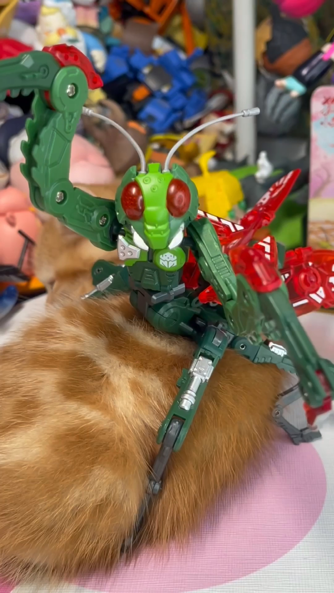 变形金刚#【开箱评测】猛兽匣beastbox变形金刚机械螳螂