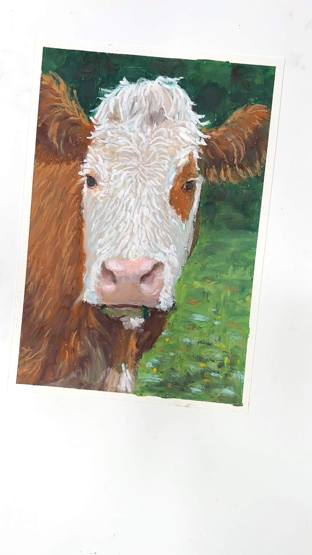 画画原来如此简单油画棒牛咩咩教程