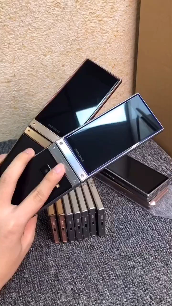 三星w2019玫瑰金白金典藏,双卡双待全网通,全网最顶配机器