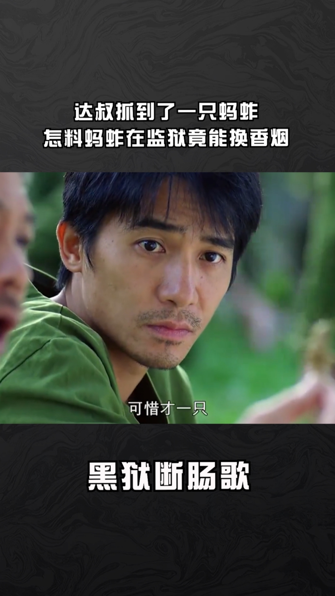 达叔抓了一只蚂蚱,怎料蚂蚱在监狱竟能换香烟-度小视