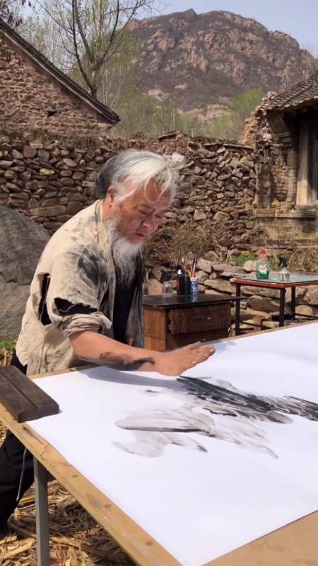 画画原来如此简单老顽童有绝技太厉害了