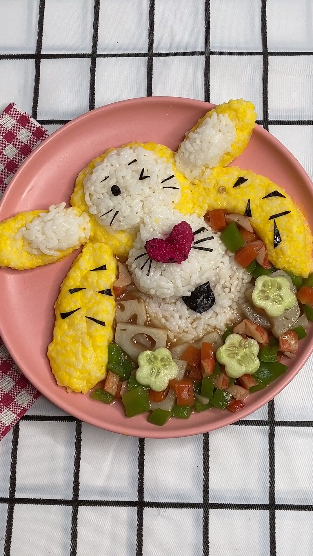 创意儿童餐#这么可爱的儿童餐,你能吃几碗呢?