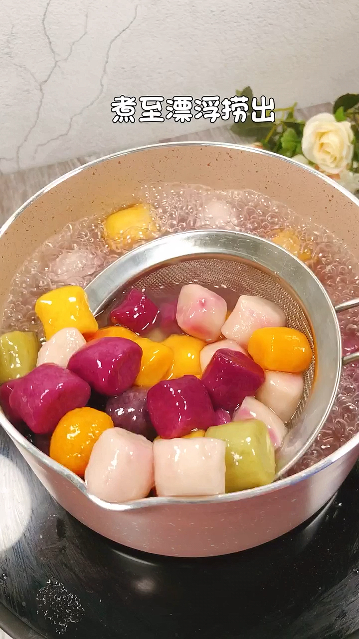 在家也可以做木薯丸子丝滑q弹甜而不腻