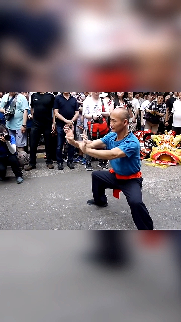 中华武术#张本良师傅表演洪拳工字伏虎拳-度小视
