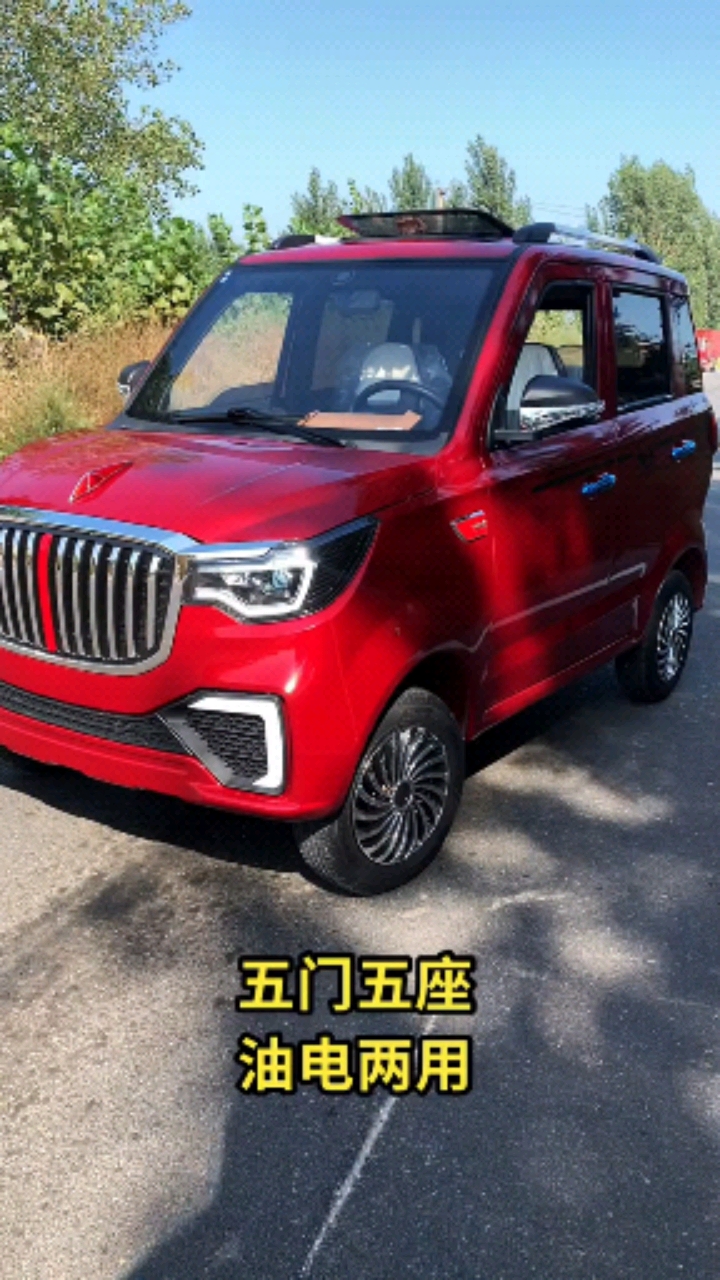 新城市新生活红旗n3油电两用老年代步车油电两用无限续航内饰豪华接送