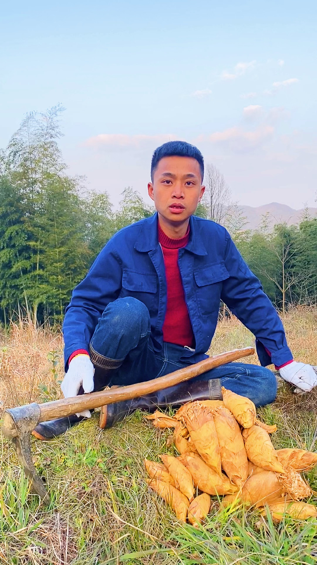 挖冬笋#冬笋的保存方法,你会了吗?