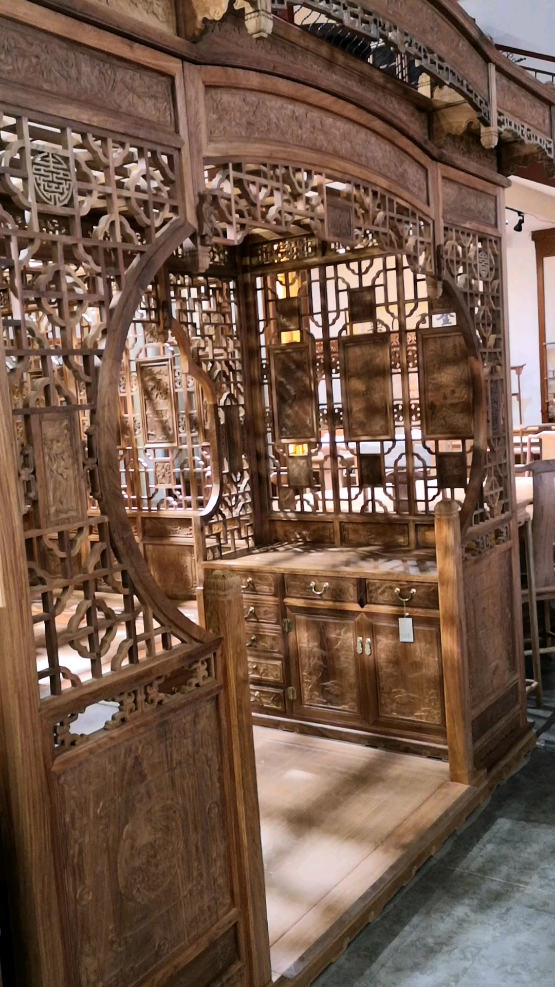 好物推荐#大果紫檀千工拔步床