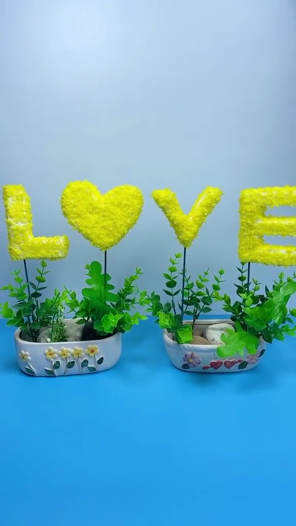 手工制作#我的爱,都藏在这泡沫板和水果网里,有多少,你来数一数