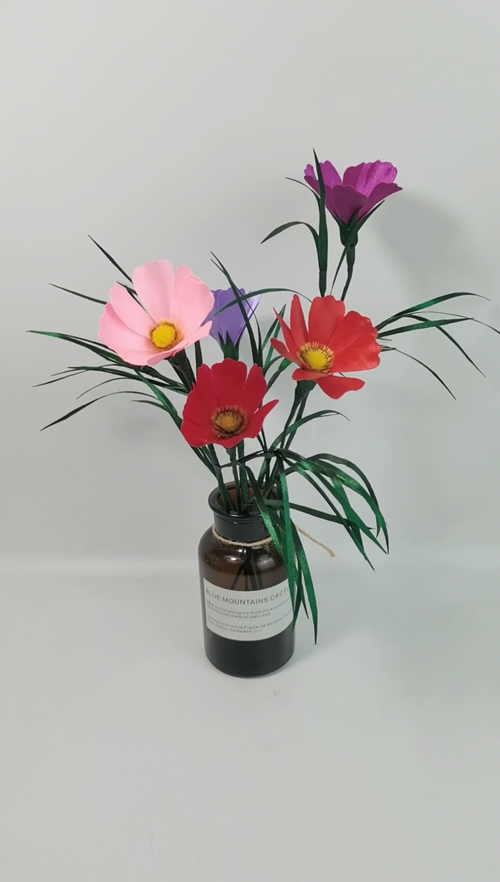 手工制作#用丝带做几朵永不凋谢的格桑花