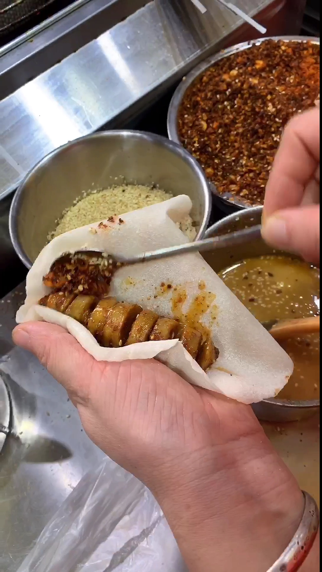 最火小饼卷面筋