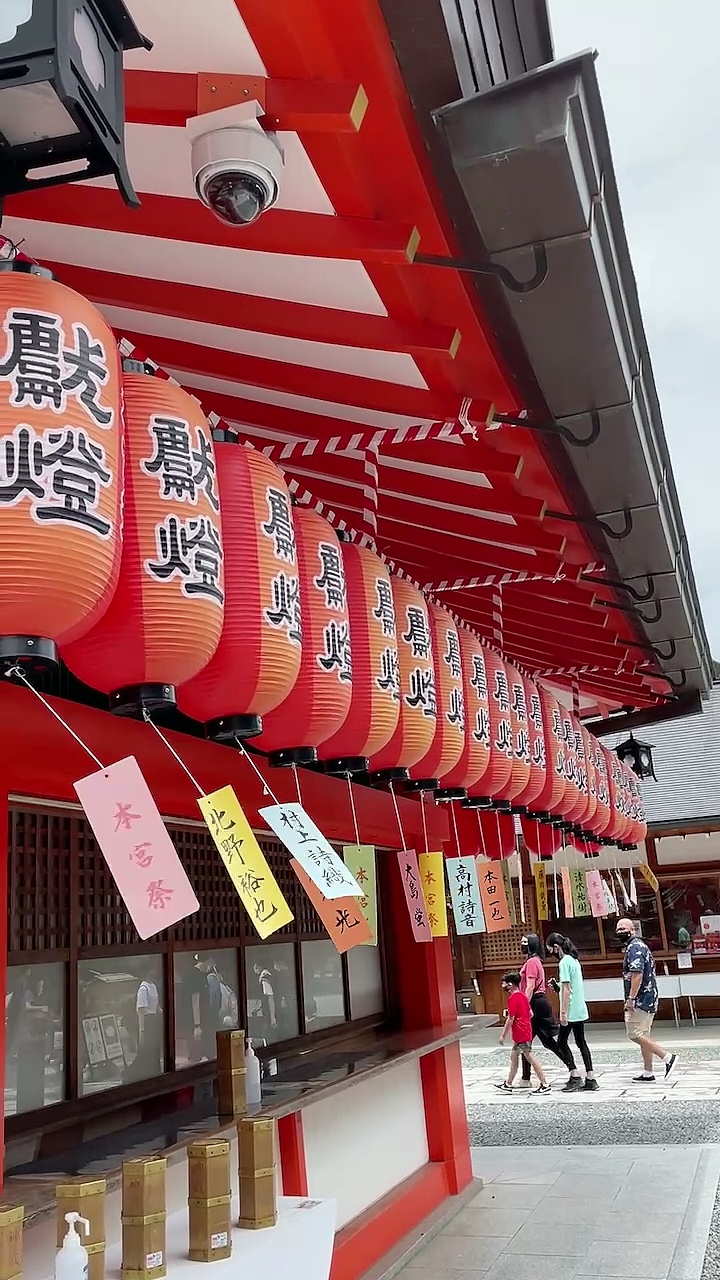 旅游进行时#日本人经常来寺庙祈福