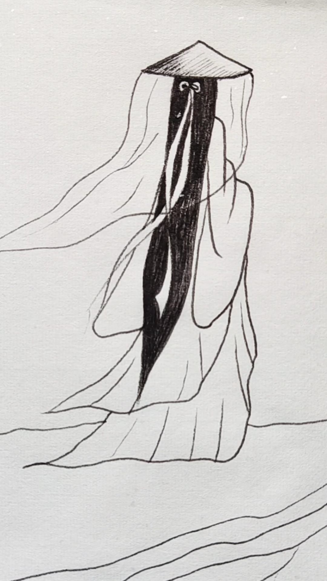 画画原来如此简单#画古风小姐姐