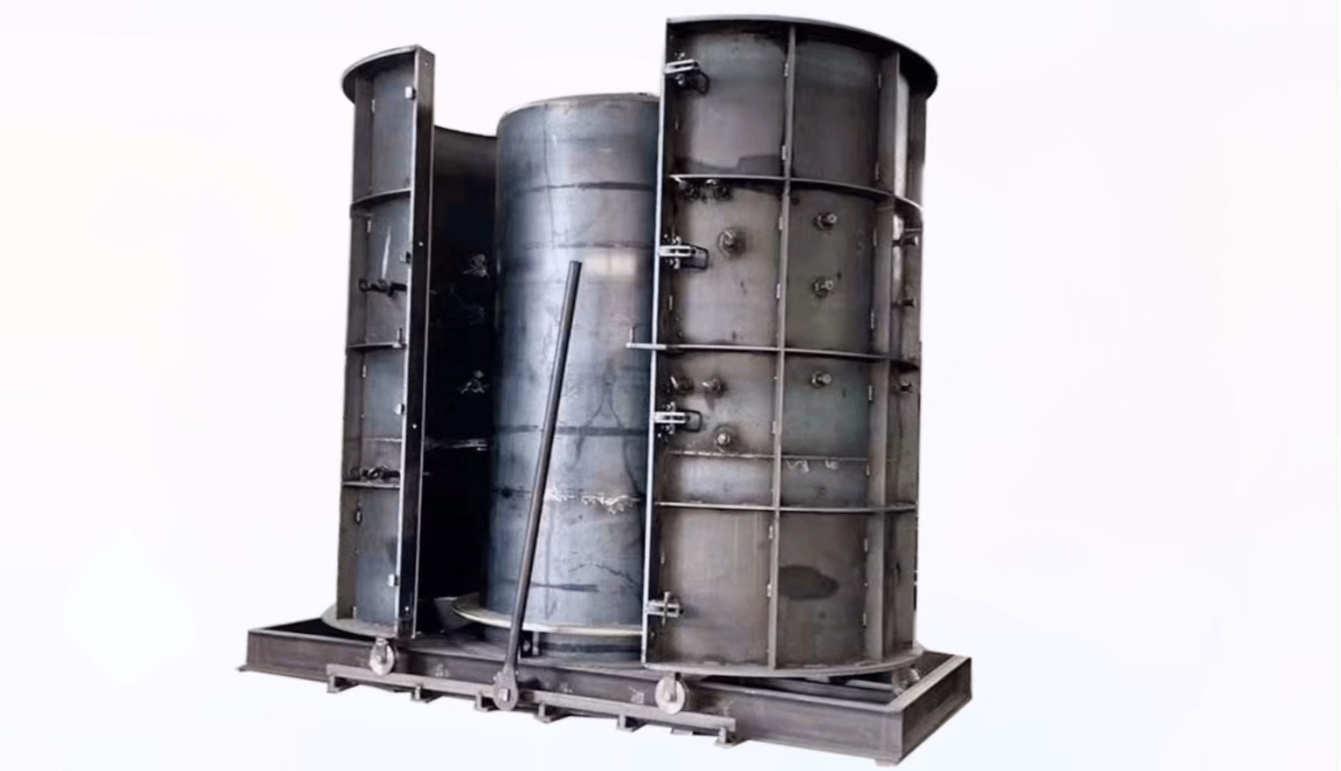 不一样的人生一体式检查井模具开模合模方法演示污水井模具雨水井模具