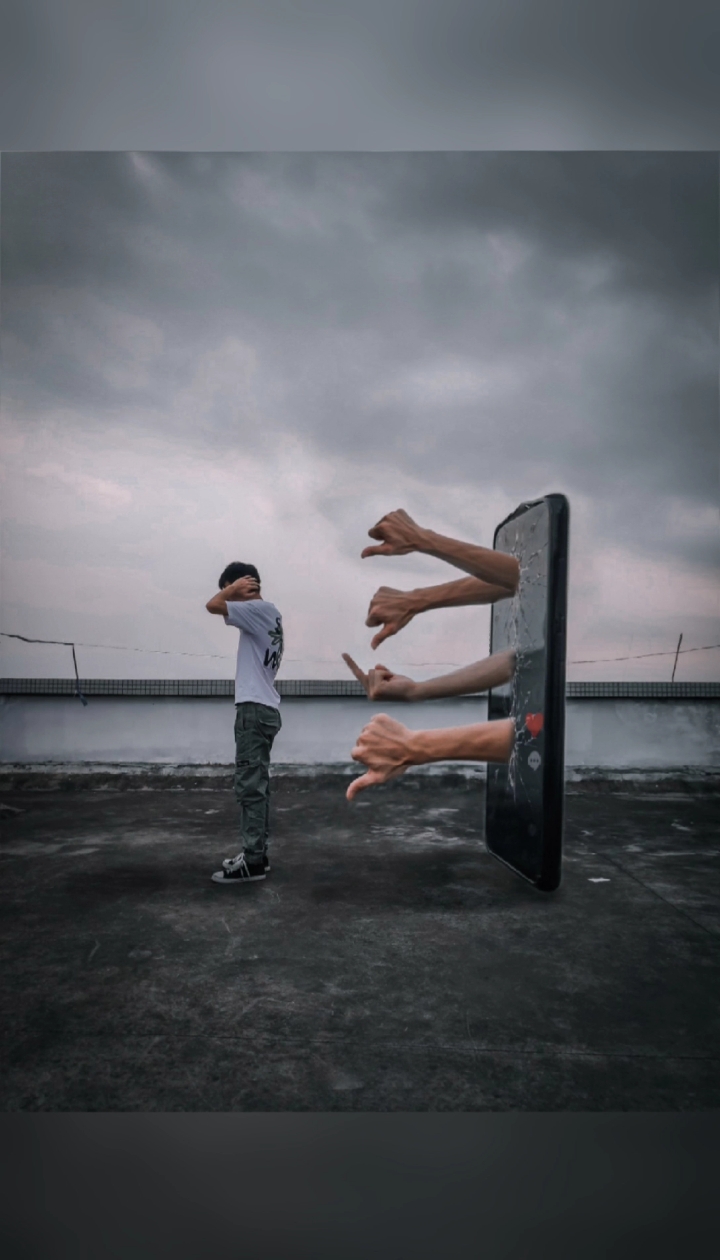 手机创意摄影之网络暴力,你看懂了吗?