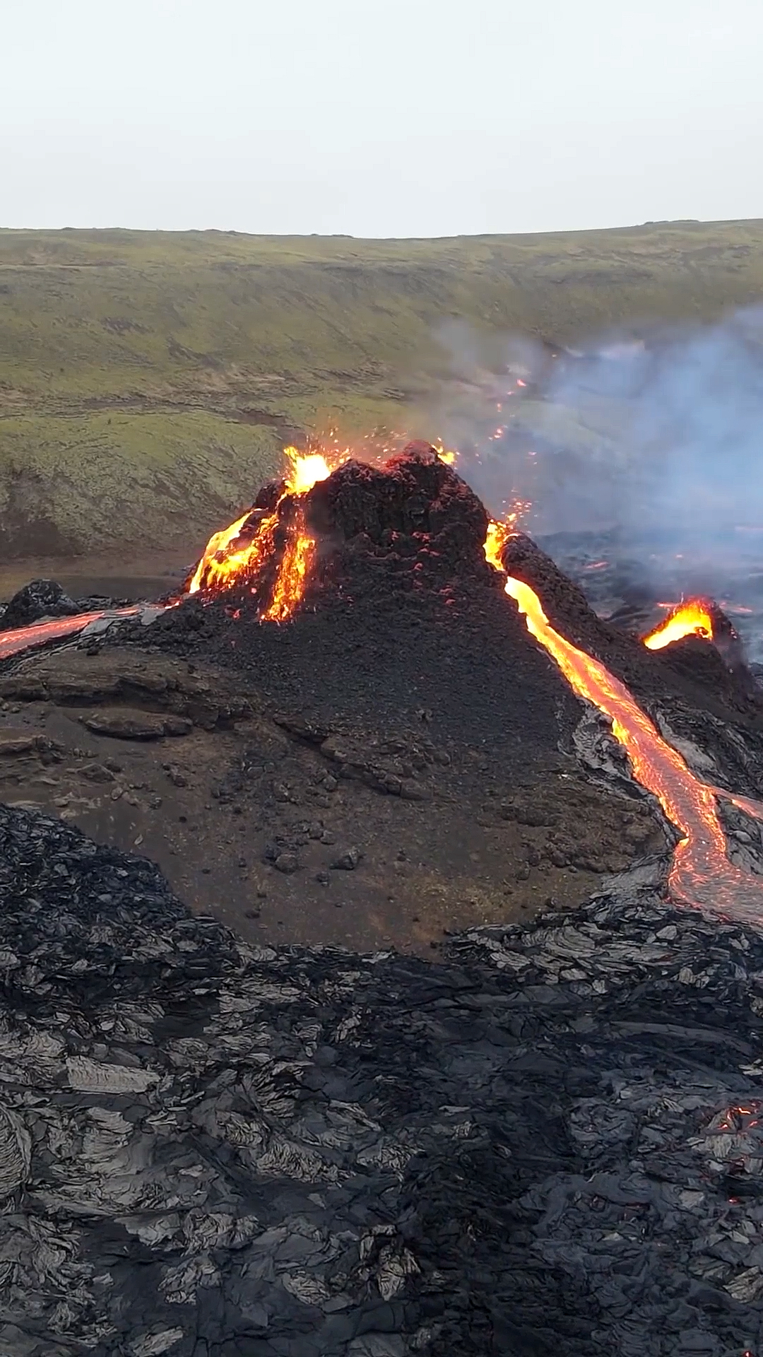 火山爆发夏威夷群岛火山爆发瞬间05