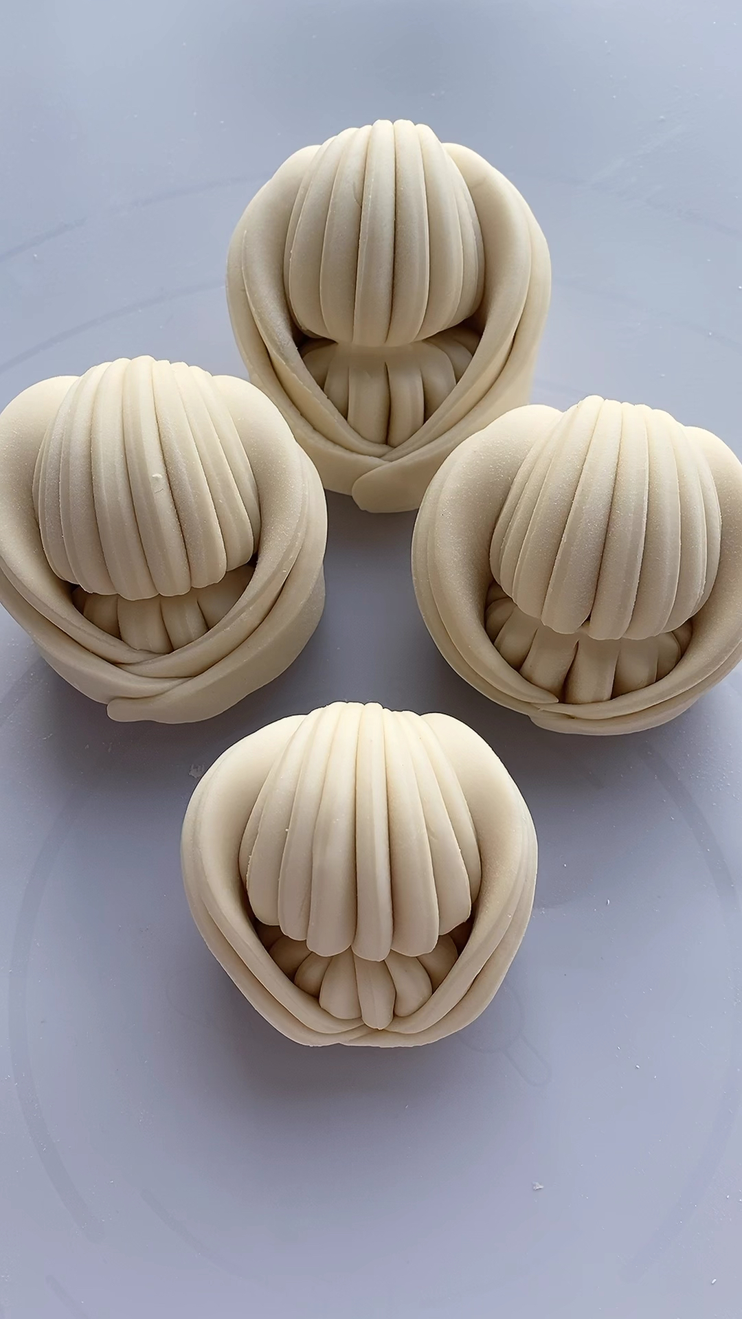 创意小花卷太好看了