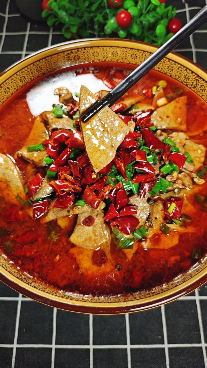 水煮猪肝#麻辣水煮猪肝做法!进来学会