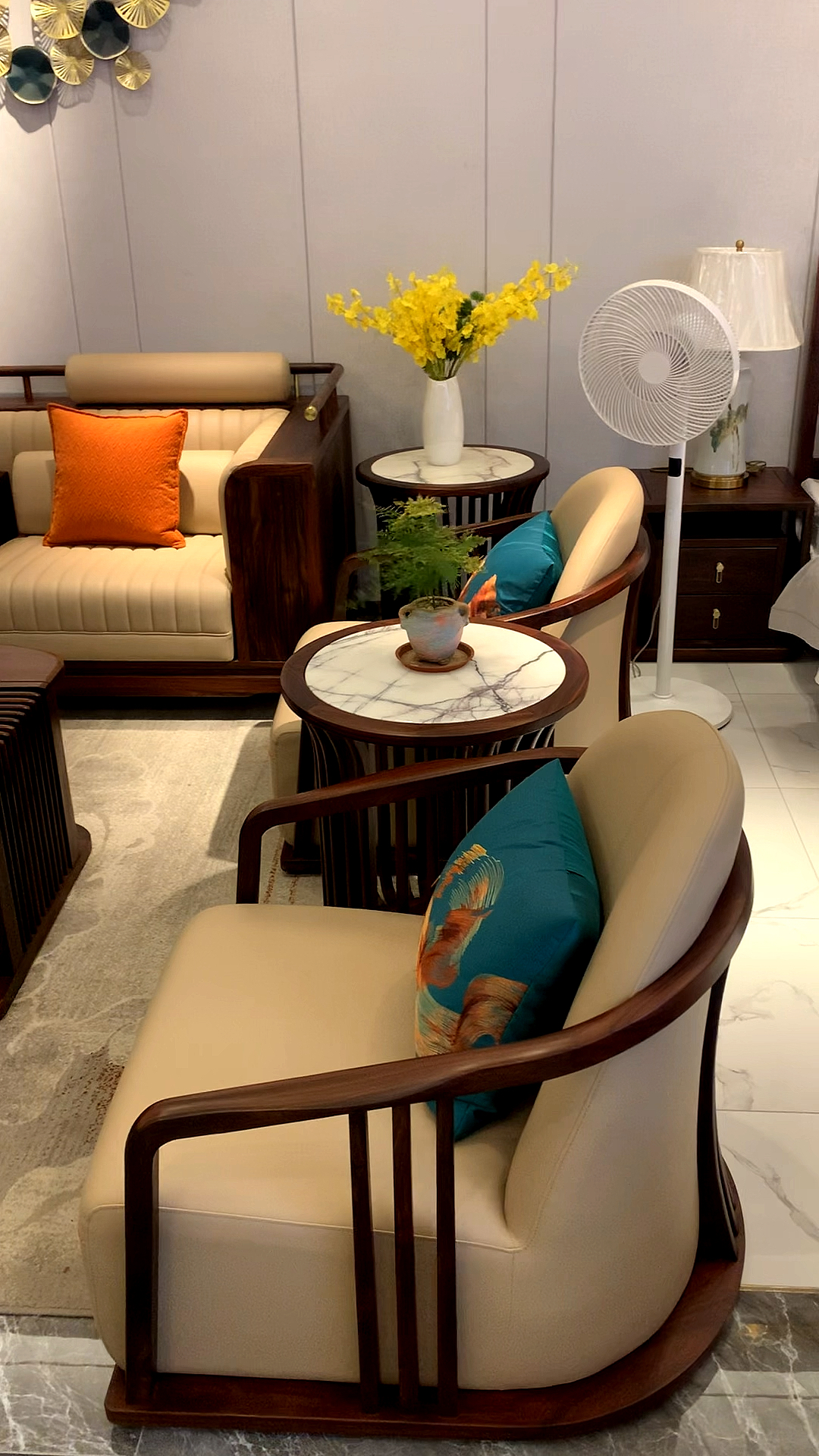 新中式家具黑酸枝豪华新中式沙发