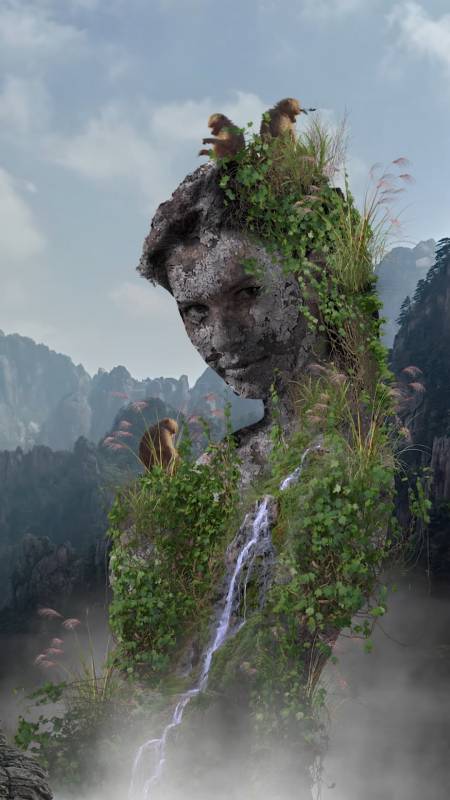 视觉震撼#大自然的鬼斧神工真是妙不可言,好美好美,你看着像什么?