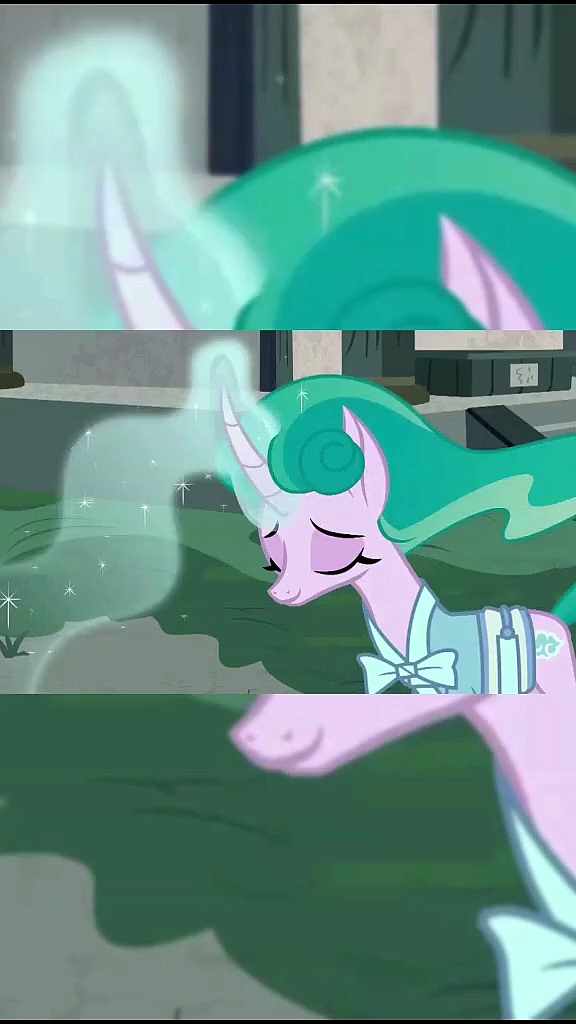 小马宝莉#她是唯一一匹有中国风的马,他的法力也很纯洁.-度小视