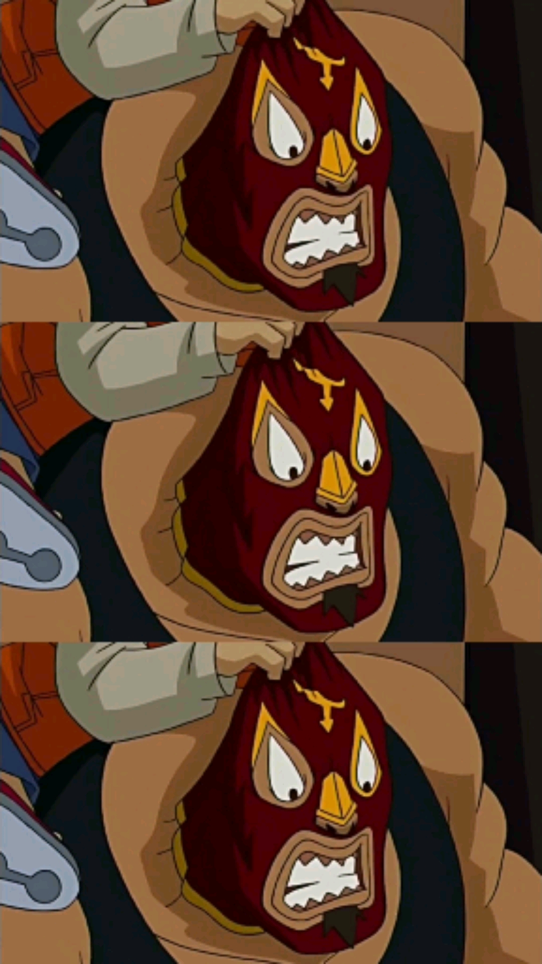 动漫#这就是为什么牛战士从来不摘下它面具的原因.-全民小视频