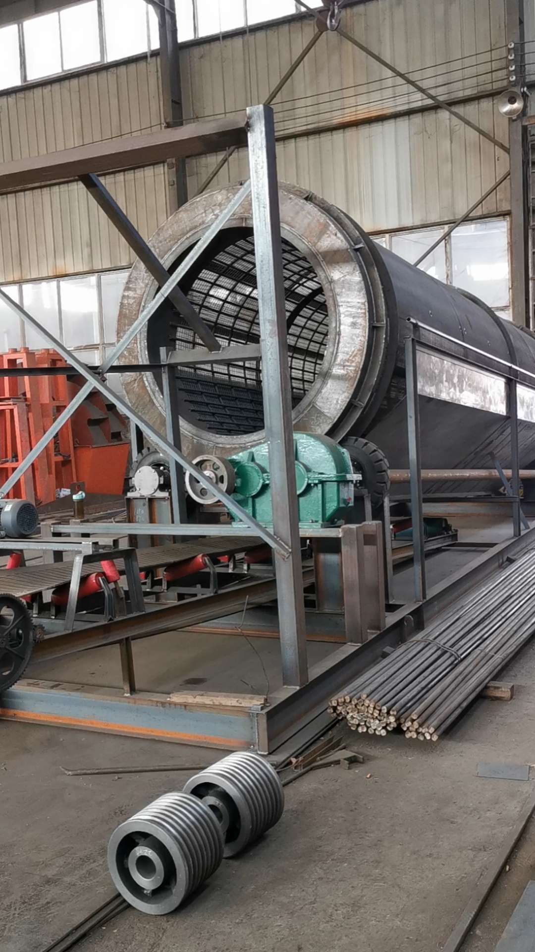 无轴滚筒筛##无轴滚筒筛#滚筒筛#滚筒筛筛机#无轴滚筒筛石机#筛分