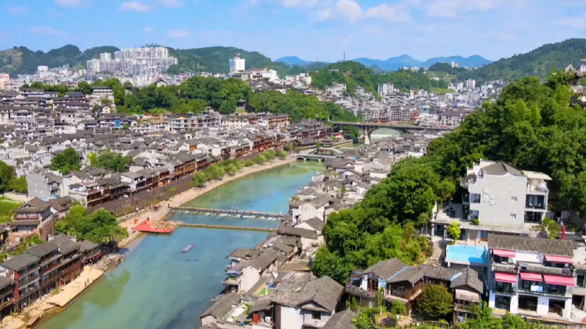 凤凰古城#湖南凤凰古城景区4k航拍.