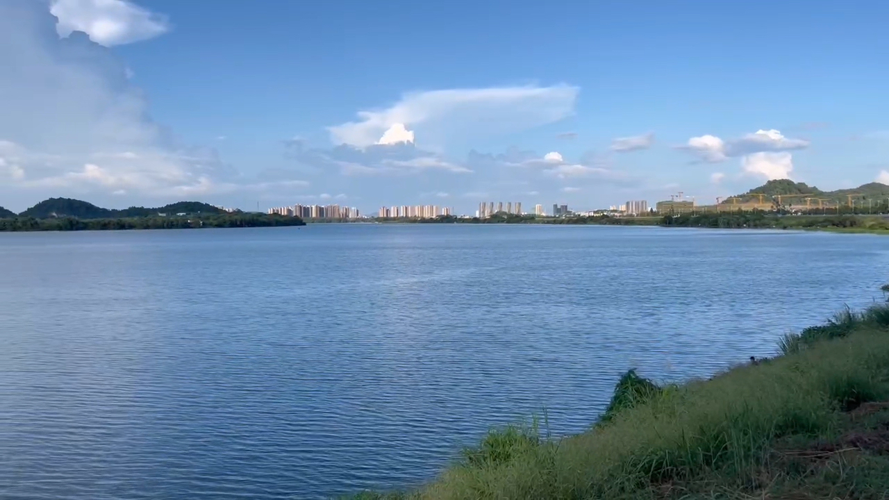 行摄:惠州十里东江湾,美在两岸山水间.