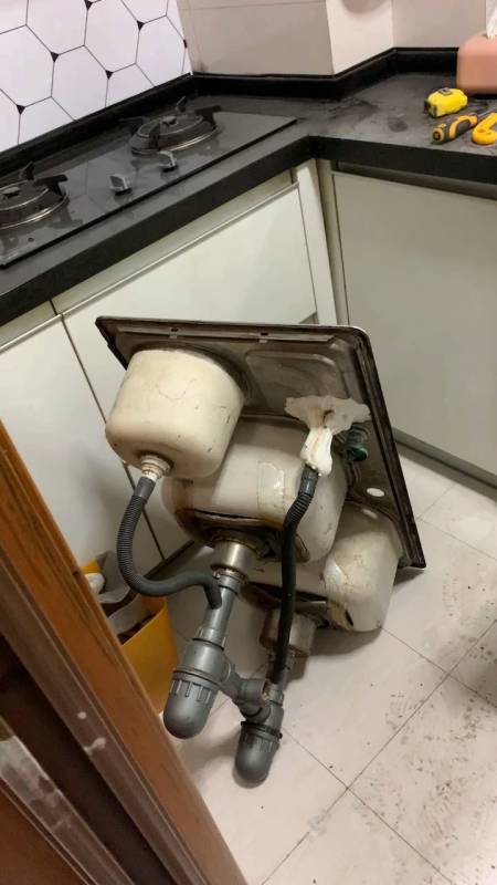 橱柜台面人造石石英石大理石燃气灶全新开孔不锈钢岩板麻石水槽切割扩