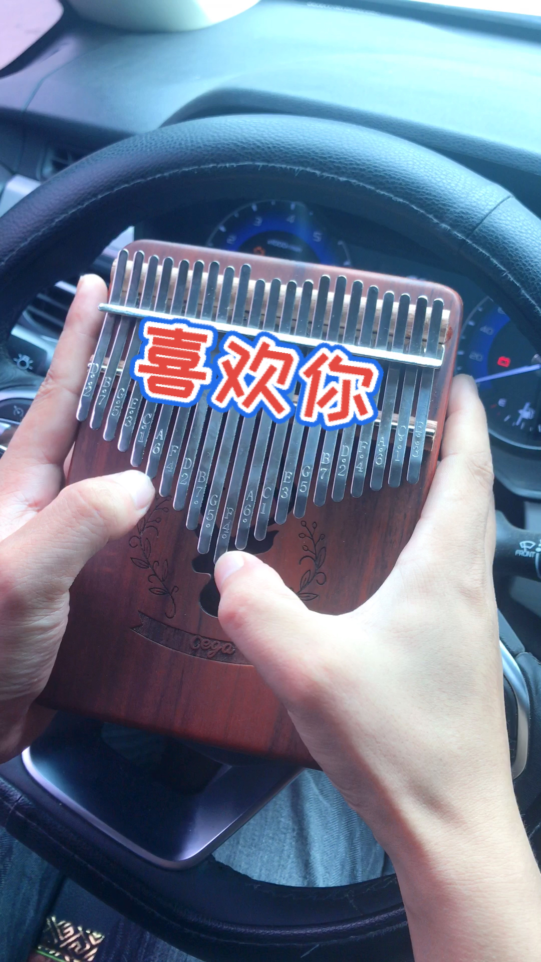 乐器达人#拇指琴演奏(喜欢你)