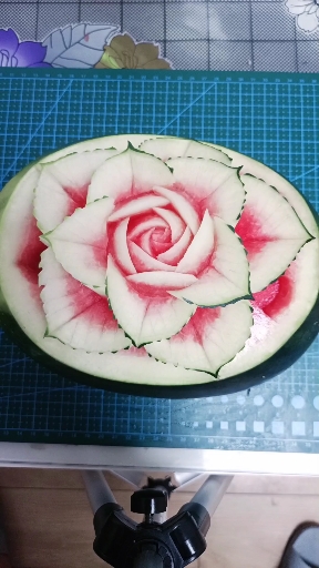 创意果蔬盘饰#西瓜与刀的爱情故事从这里开始了